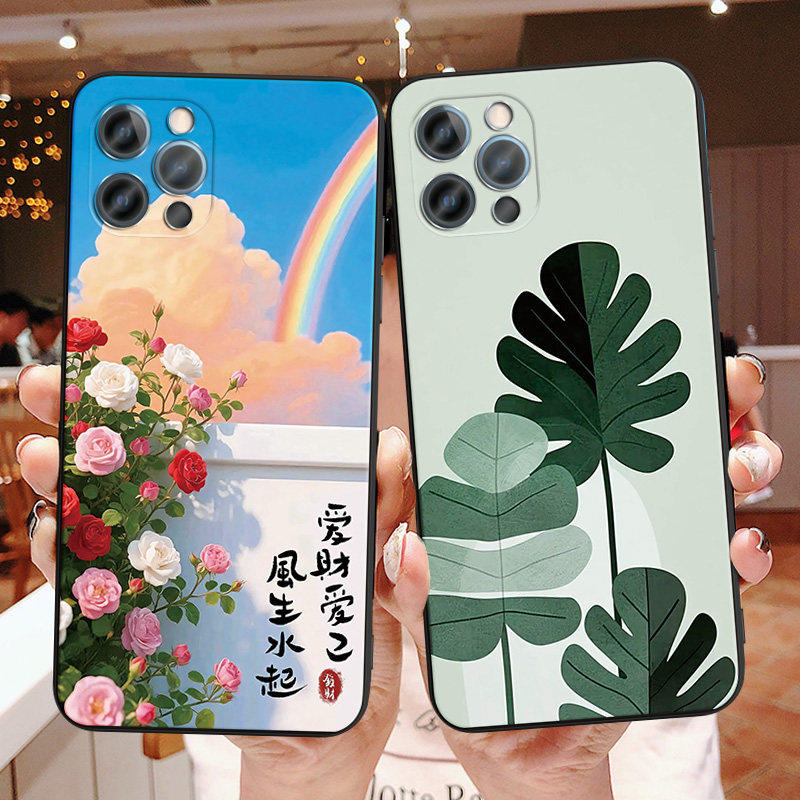 磨砂潮壳 防摔软套 精美彩绘