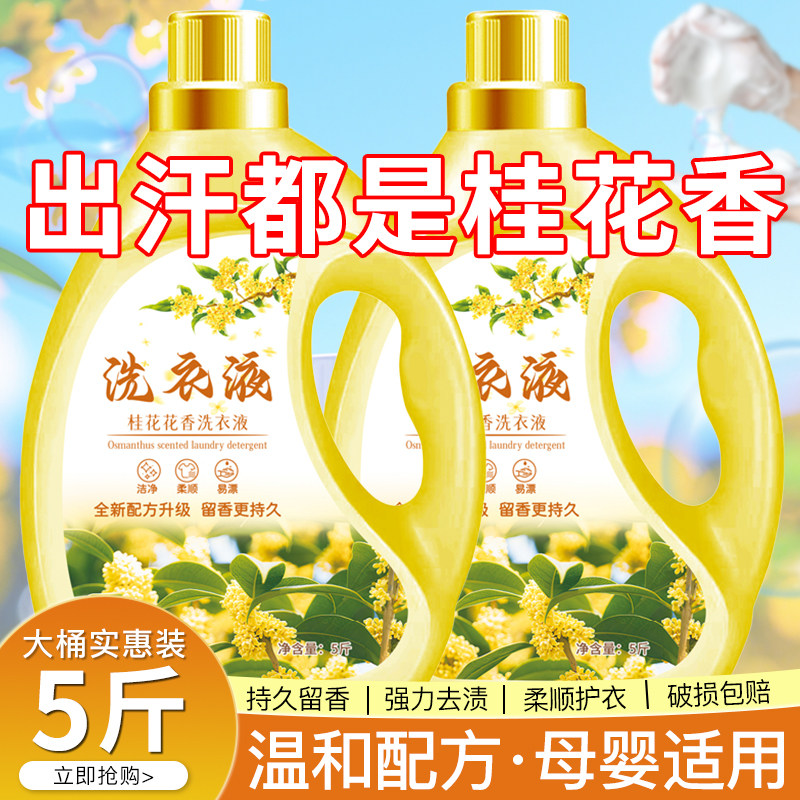 家用洗衣液大瓶5斤买一次用半年