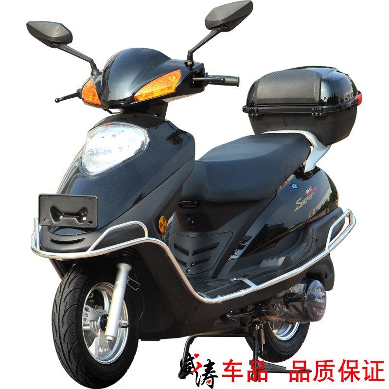 直供宇钻摩托车125CC踏板摩托车燃油款 助力车男女款雨钻踏板车