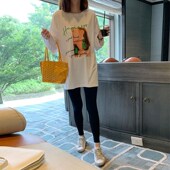 时尚 款 长袖 速发孕妇秋装 上衣w宽松T恤连衣裙网红洋气春秋款 外出孕