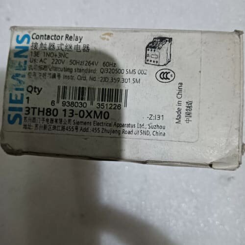 继电器3TH80 13-0XM0