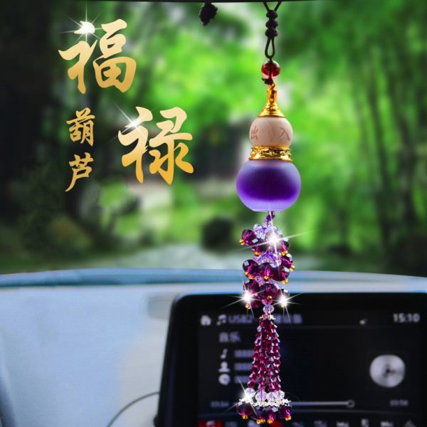 精油车内装饰悬挂葫芦摆件小车用品车载香水挂件式汽车香薰吊坠