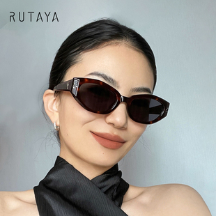 RUTAYA太阳镜Rae个性 高级方圆脸显脸小百搭通用防紫外线 墨镜时尚