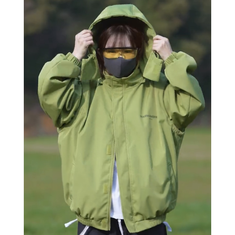 2025年春新季可拆卸袖连帽冲锋衣外套男女同款运动休闲防风夹克,女装/女士精品,短外套,淘宝优惠券,粉丝福利购,淘宝优惠卷