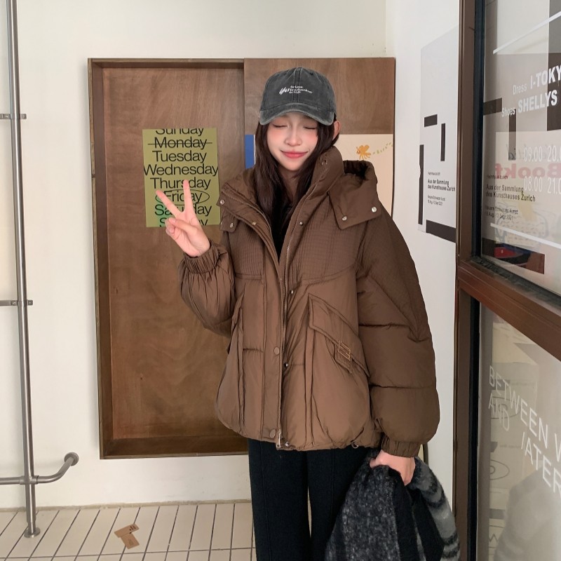 2025年新款棉服女冬短款韩版小个子潮流加厚外套宽松设计感棉袄,女装/女士精品,棉衣/棉服,淘宝优惠券,粉丝福利购,淘宝优惠卷
