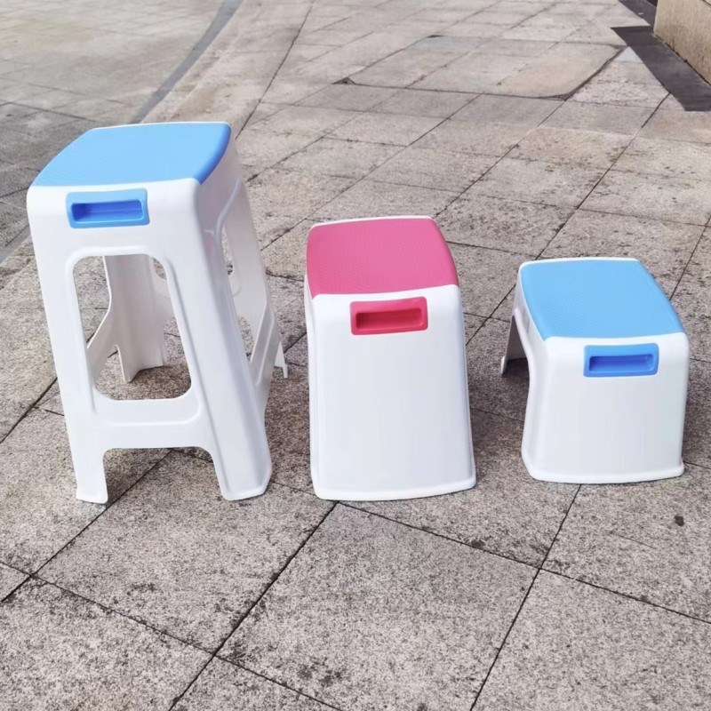 户外家用加厚塑料可叠放小凳子加厚备用凳小户型餐凳浴室洗澡矮凳