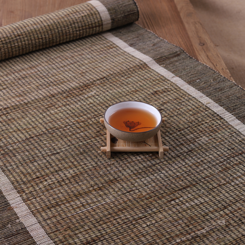 现代简约桌旗茶席麻布苎麻日式田园耐热防水桌布桌垫手工定制禅意
