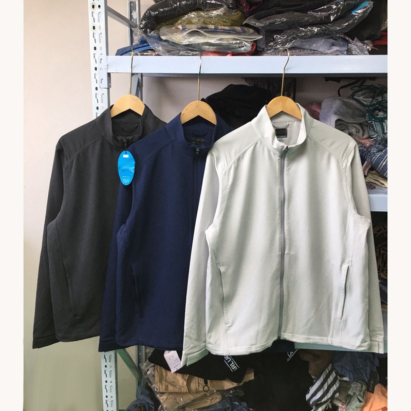 柜子600~外贸户外男装立领夹克男士外套防风防水有大码薄款冲锋衣