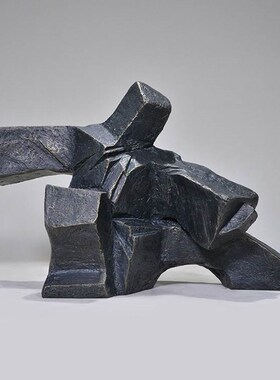 家居饰品酒店样板房摆设现代中式类似朱铭太极雕塑艺术品抽象摆件