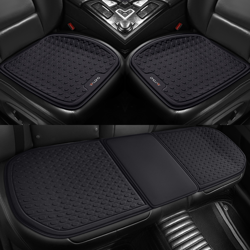 汽车坐垫单片夏季透气凉垫无靠背三件套四季通用后排座垫车用座套