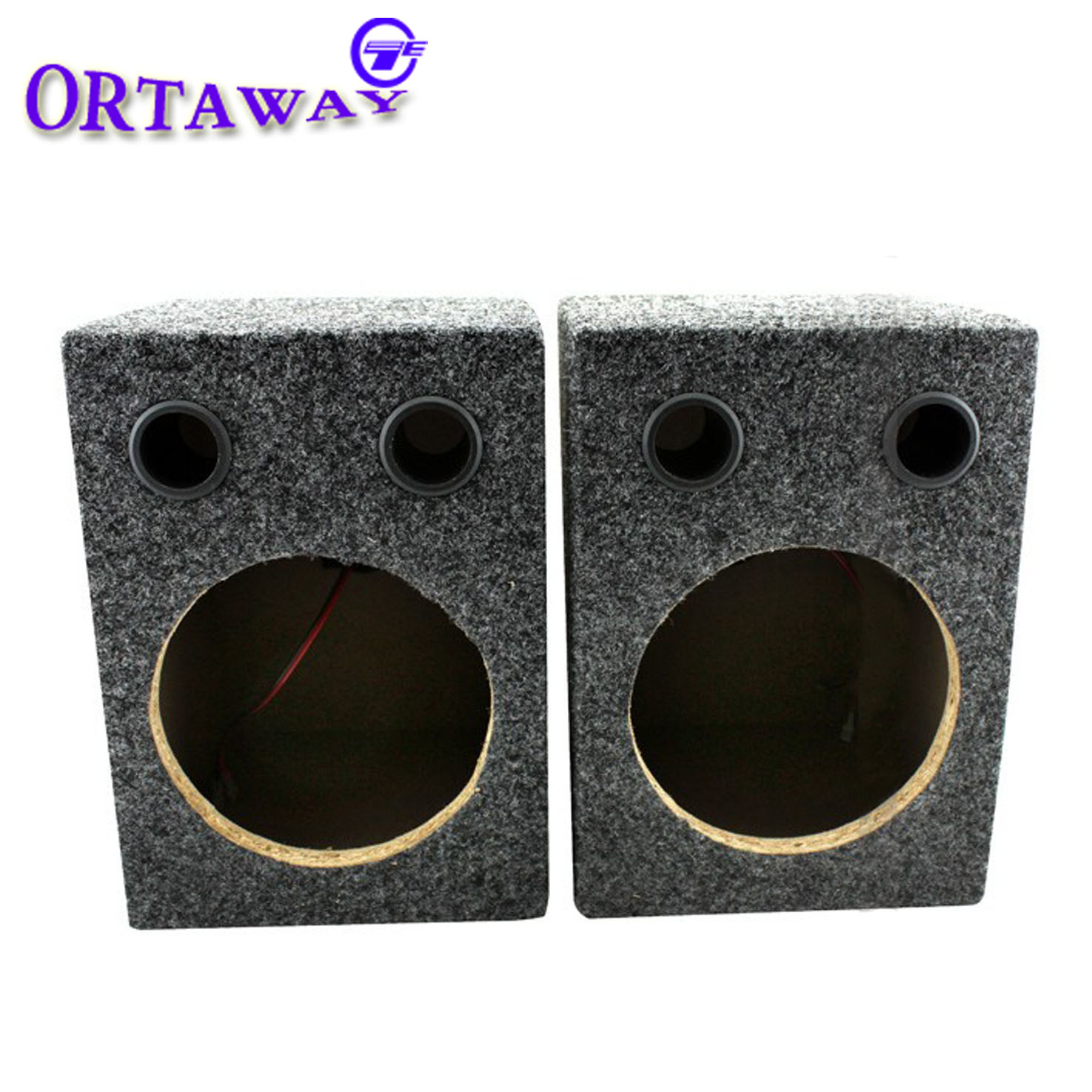 汽车音响喇叭65寸方形木箱空z箱/低音箱/箱体/试音箱 一对价格