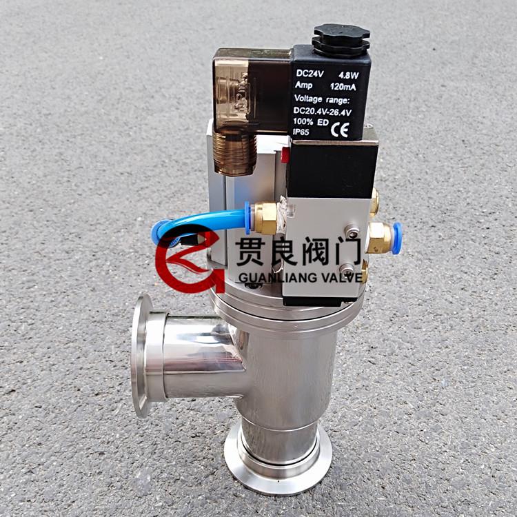 气动高真空挡板阀GDQ-J16b/J25b/J40b/J50b KF连接波纹管密封