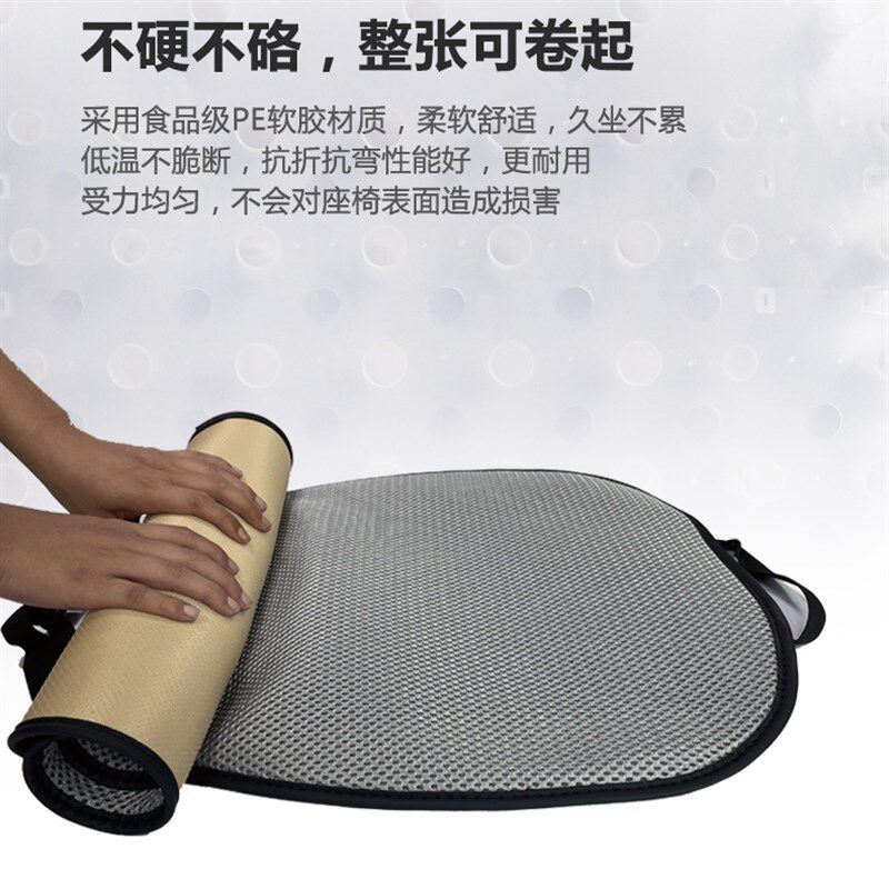 夏季座椅通风坐垫车载空调制冷汽车风扇坐垫12V加热座垫货车凉垫