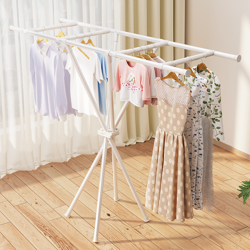 【室内晾衣架】多功能可折叠衣架