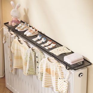 暖气片上方置物架老式暖气管晾衣神器卫生间暖气免打孔挂钩晾衣架