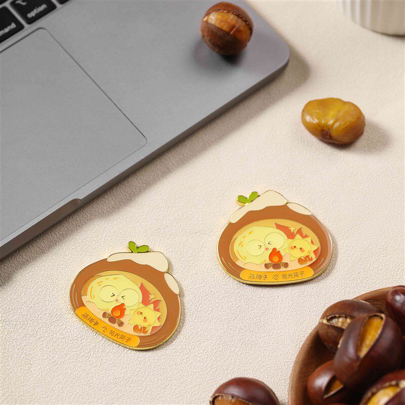 暖暖超给栗阳光栗子挑战赛冰箱贴