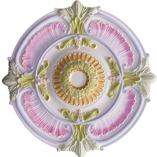 法式天花吊顶装饰材料灯盘组合PU雕花灯盘仿石膏欧式吊顶造型材料