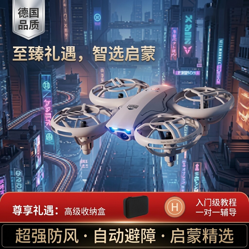 德国无人机航拍高清专业小型飞行器遥控飞机儿童玩具男孩节日送礼