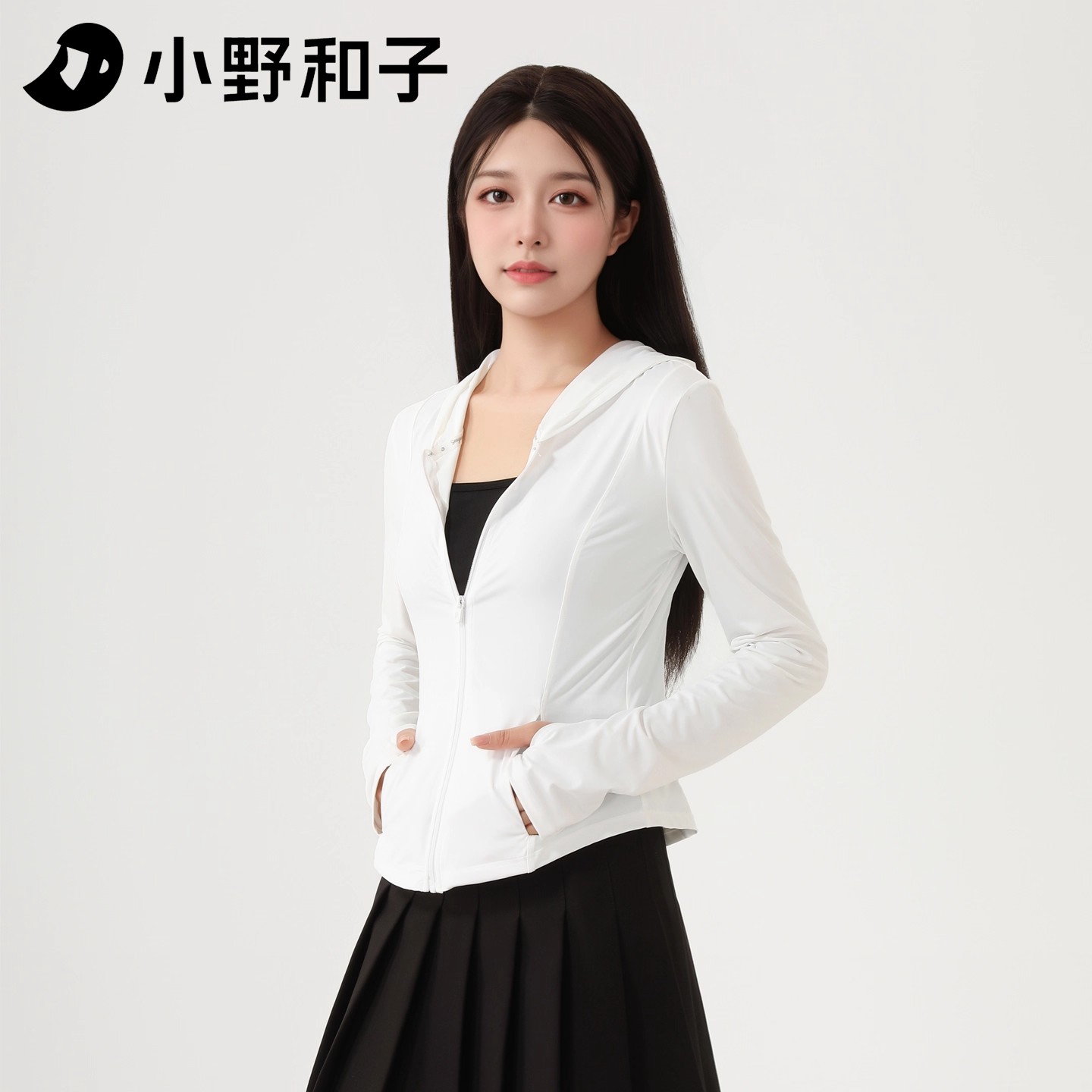 小野和子防晒衣修身女外套防晒服