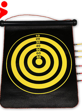 REGAIL 17寸磁性飞镖 飞镖套装 带6支靶镖 双面磁性飞镖 加厚