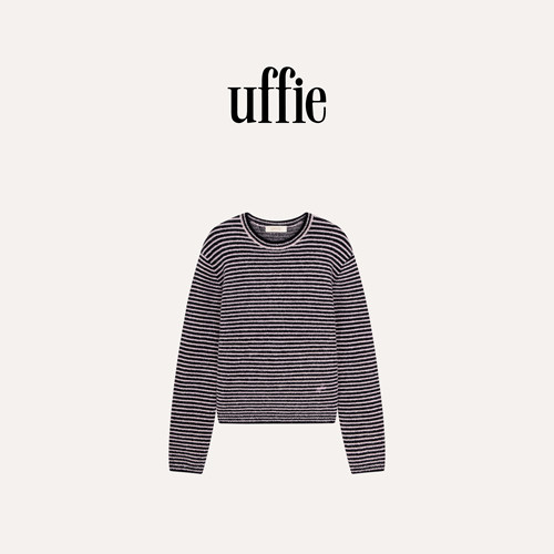 UFFIE于绘 条纹针织毛衣