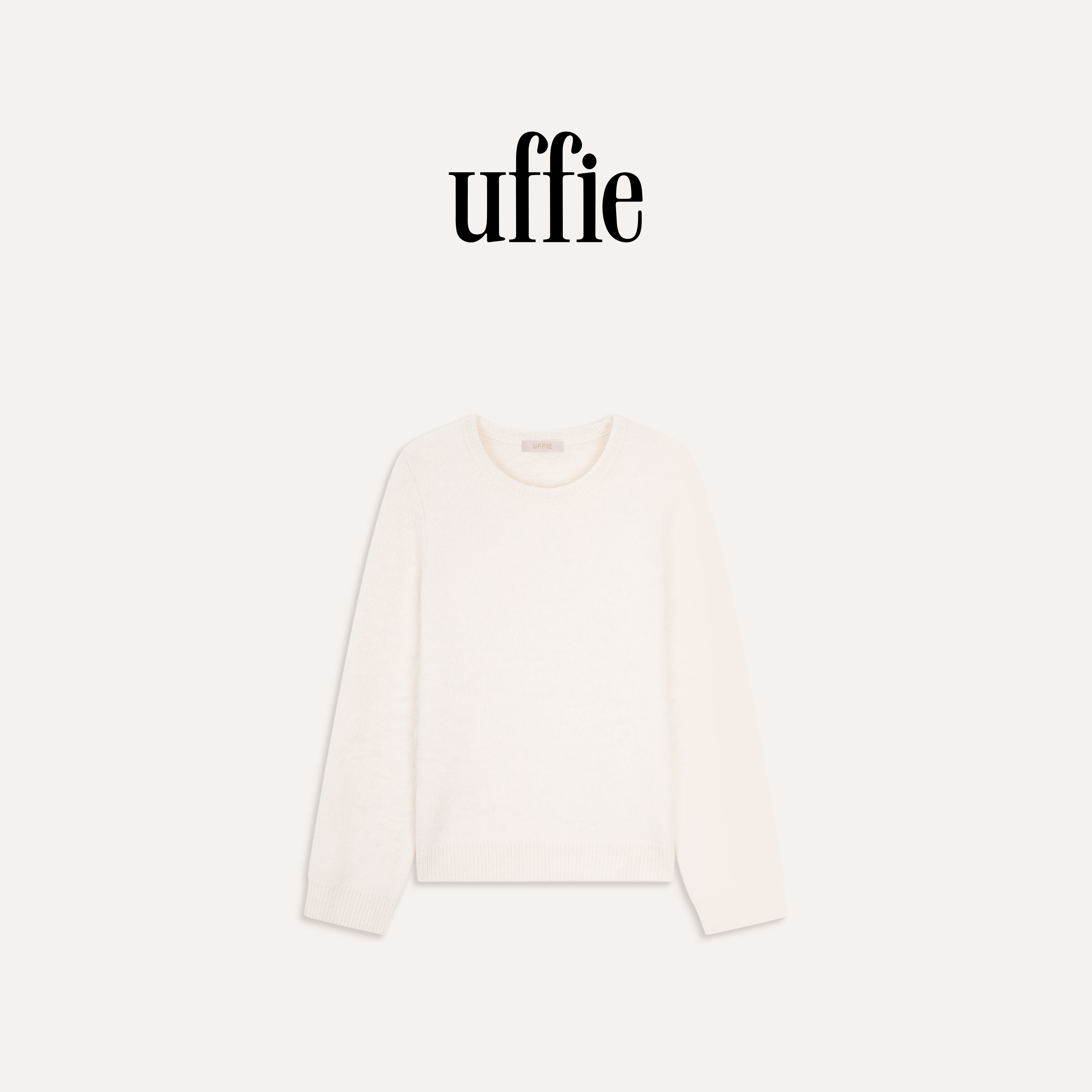 uffie于绘暖宝宝拉绒针织毛衣