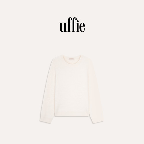 uffie于绘暖宝宝拉绒针织毛衣