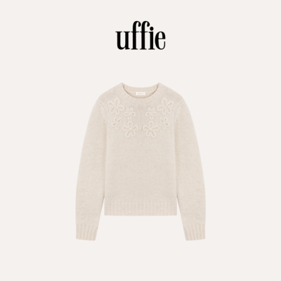 UFFIE于绘 山羊绒盘绣针织毛衣