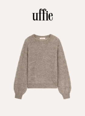 UFFIE于绘 山羊绒亮片针织上衣