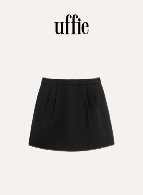 UFFIE于绘 南瓜 斜纹叠褶半裙