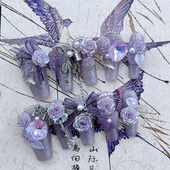 纯手工儿童穿戴甲可拆卸多次使用下单送工具包五件套6 11岁选xs码