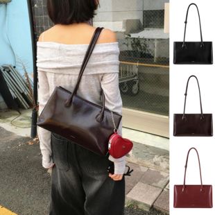 韩国小众st允真同款 长柄托特包单肩腋下包通勤高级感包百搭女包包