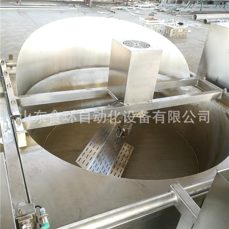 锅巴猫耳朵油炸机四喜丸子全自动油炸锅厂家售后有保障