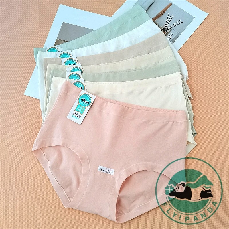 亿宠儿内裤女式大码2176有机熊猫棉舒适亲肤透气纯色中高腰短裤,女士内衣/男士内衣/家居服,女三角裤,淘宝优惠券,粉丝福利购,淘宝优惠卷