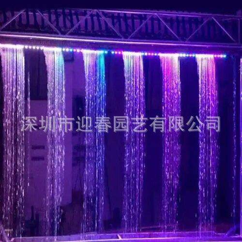 数字水幕广场喷泉设备户外网红水帘智能景观瀑布水幕墙水幕帘