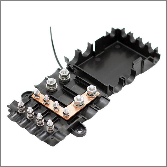 热销PA66M5M8紫铜L6路汽车保险丝盒支架，用于MIDIMEGA,机械设备,其他机械设备,淘宝优惠券,粉丝福利购,淘宝优惠卷