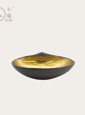 十境OTlife新中式创意简约样板间客厅家居花器漆盒挂画花器套组