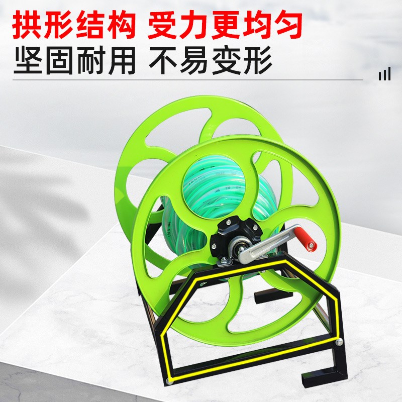 1寸6分4分通用农用打药管绕管架水管收纳架打药机绕管器喷雾手摇