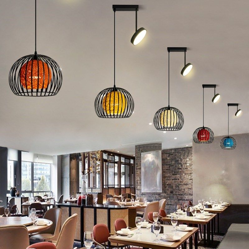 创意个性餐厅餐饮吊灯烧烤店网红简约店铺商用火锅店专用灯带射灯,家装灯饰光源,餐厅吊灯,淘宝优惠券,粉丝福利购,淘宝优惠卷