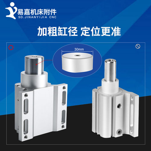 开料机定位加粗气缸雕刻机自动上下料阻挡气缸带边木工机械可定制