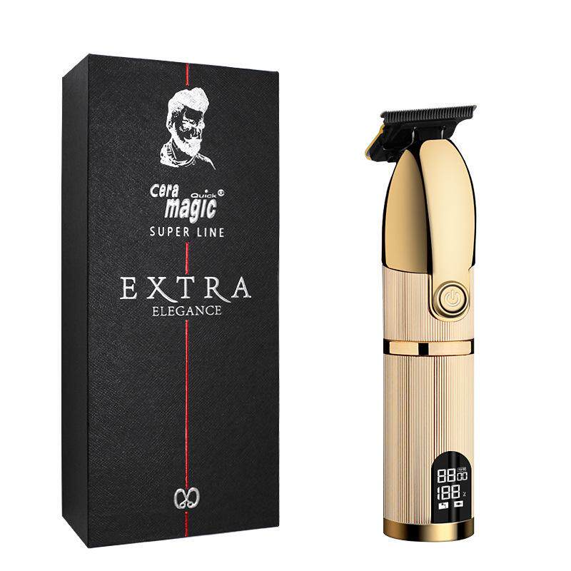 推剪理发器油头电发廊雕刻推子专业静音渐变专用白光头店液晶数显