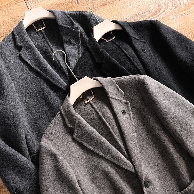 【轻熟风~双面呢+71羊毛~手工缝制】秋冬季男士商务百搭毛呢西服,男装,休闲西服,淘宝优惠券,粉丝福利购,淘宝优惠卷