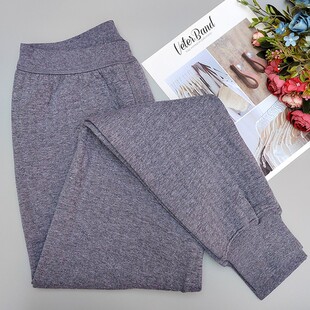 男士 三层棉毛秋裤 纯棉宽松大码 全棉夹棉衬裤 秋冬季 中老年人保暖裤