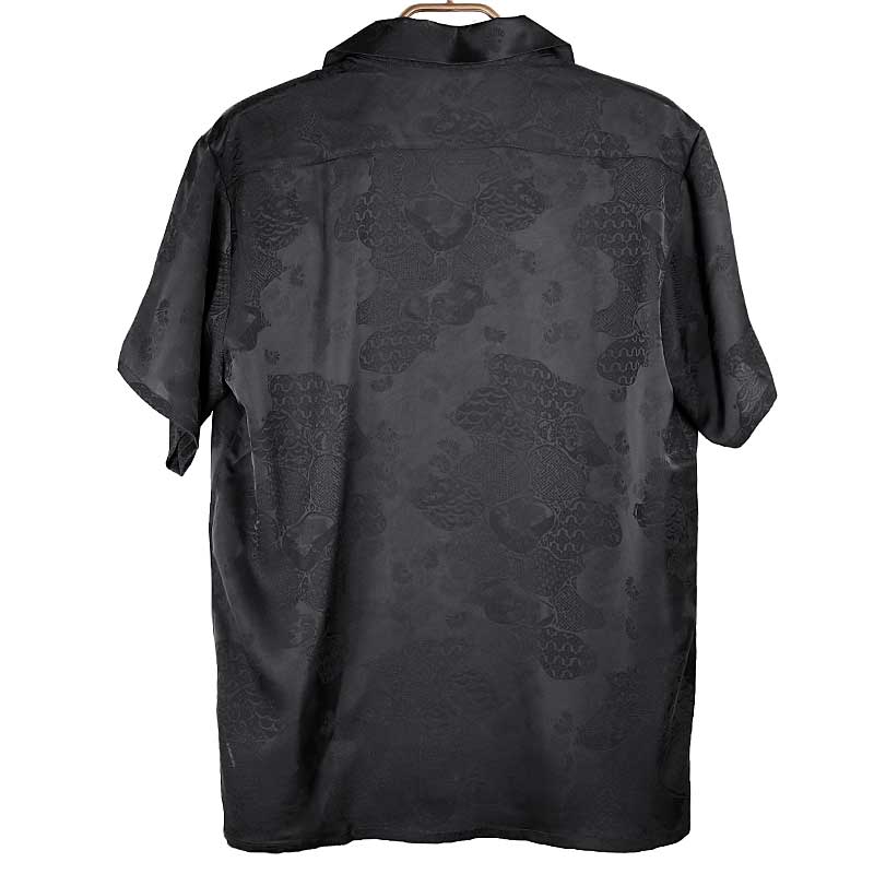 薄款凉爽短袖t恤夏季爸爸中老年人男士宽松老人大尺码爷爷衬衫衬