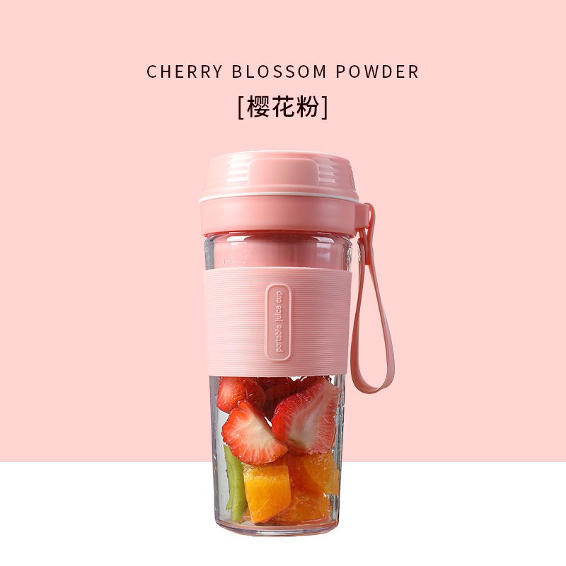 可加热榨汁机小型便携式豆浆机破壁机多功能家用料理电动炸果汁杯