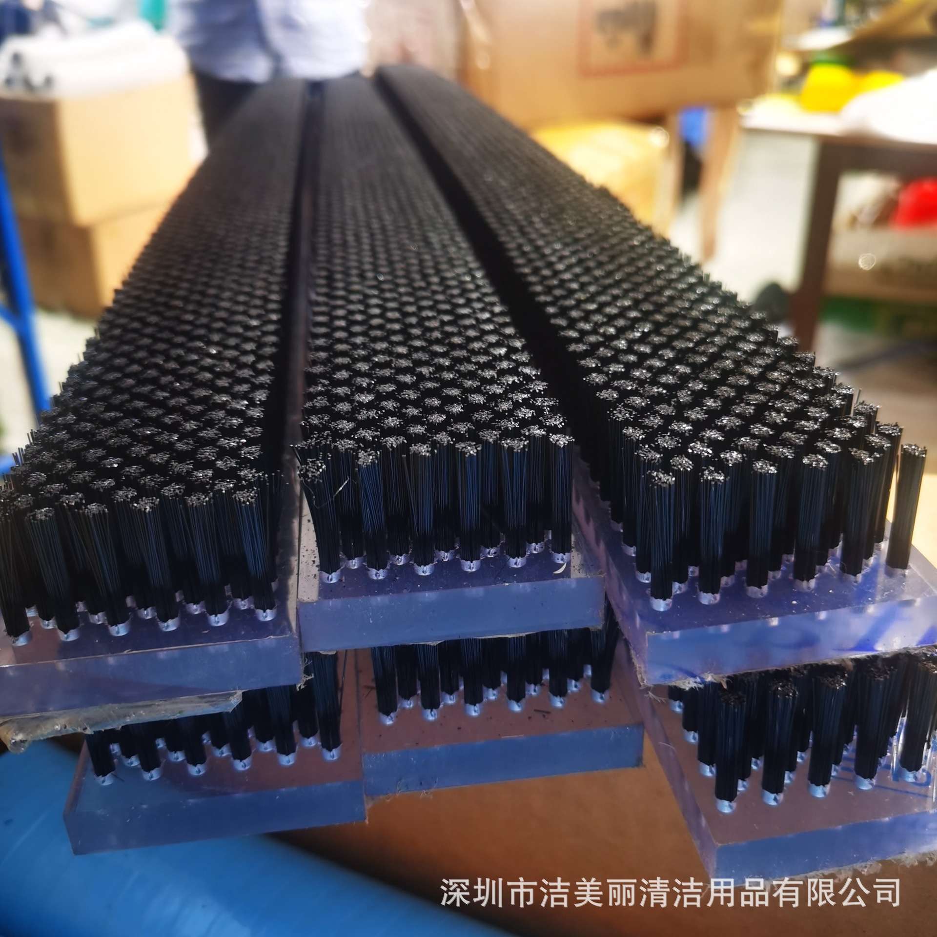 毛刷加工 工业pp/PVC板条刷 机械尼龙丝清洗挡灰板刷 工业毛刷