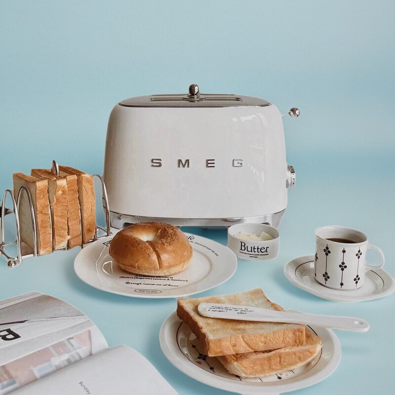SMEG欧版现斯麦格多士多功能家用面包机轻奢家用厨具TSF01吐司机