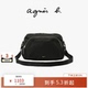 agnès b.经典 系列尼龙中号单肩包女士手提包休闲斜挎包