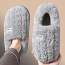 棉拖鞋 包跟室内家居厚底保暖毛绒棉鞋 男款 2025新款 男 冬季 红豆男士