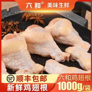 六和冷冻新鲜鸡翅根小鸡翅鸡小腿烧烤食材冷冻生鲜整根顺丰包邮